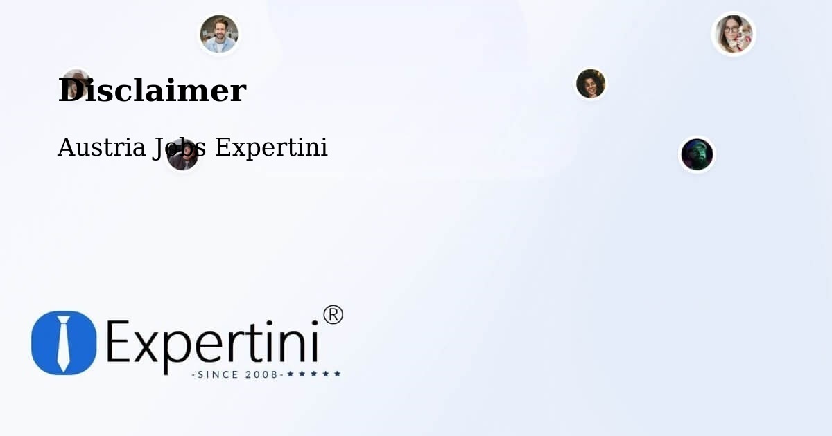 Disclaimer – Wimpassing - Austria Jobs Expertini